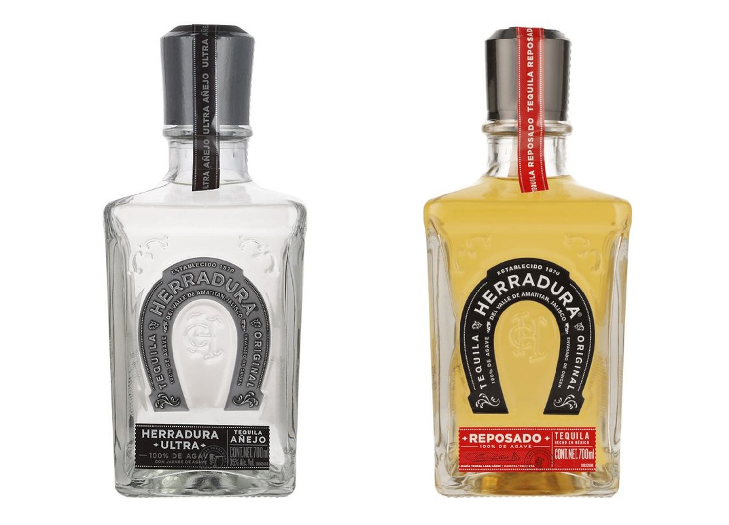 Kit de Tequilas Herradura Ultra + Tequila Herradura reposado 700 ml
