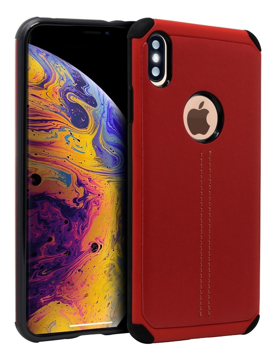 Funda Case TPU Tipo Piel Para iPhone XS Max State22