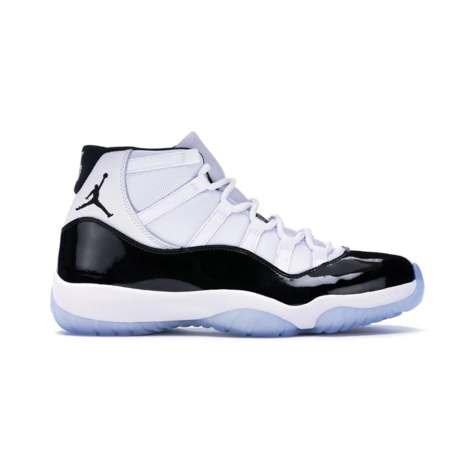 TENIS AIR JORDAN 11 RETRO CONCORD BLANCO-NEGRO/HOMBRE 378037-100