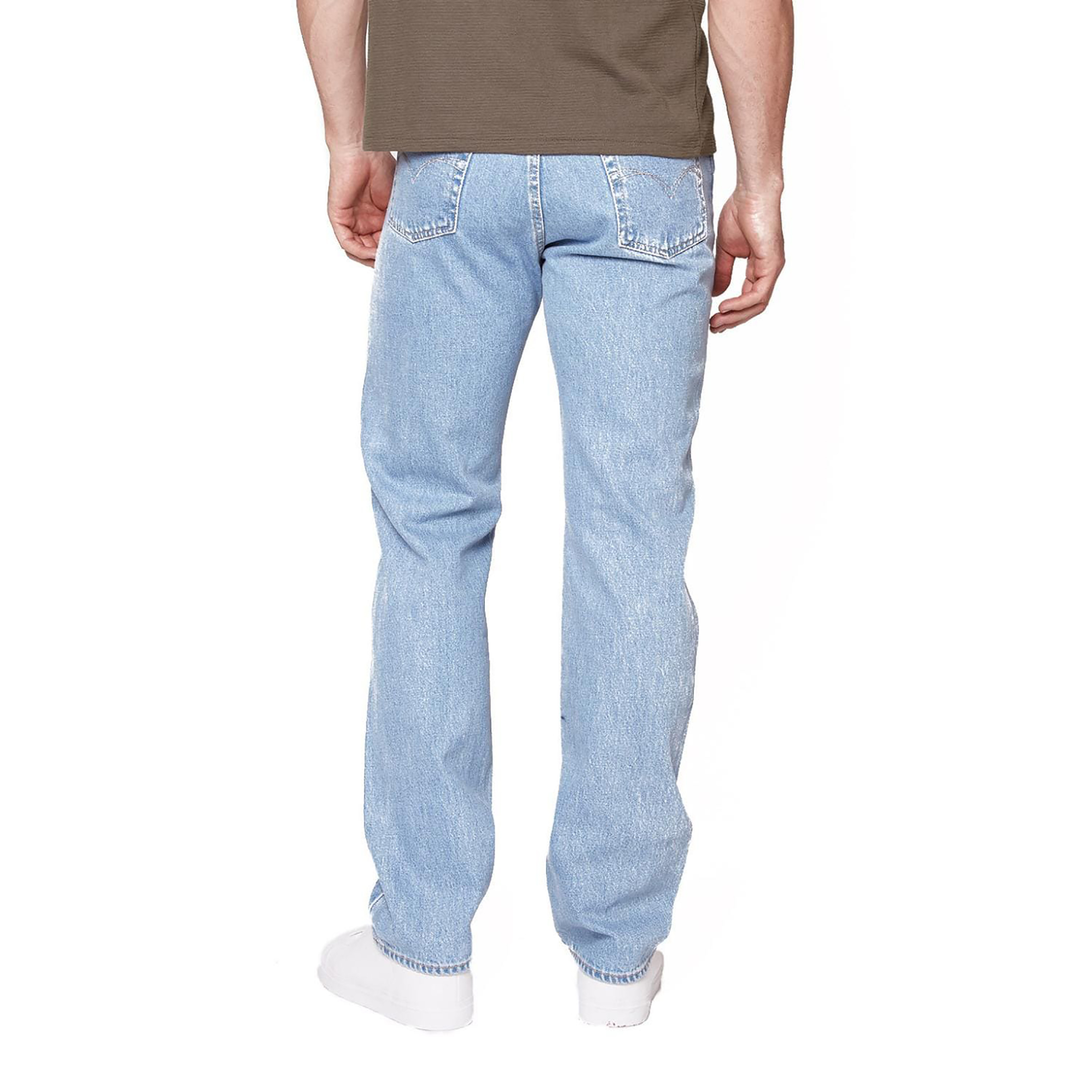 Pantalones Casuales De Pana De Pierna Recta Para Hombre