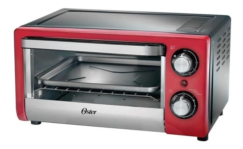 Horno tostador 2025 oster rojo