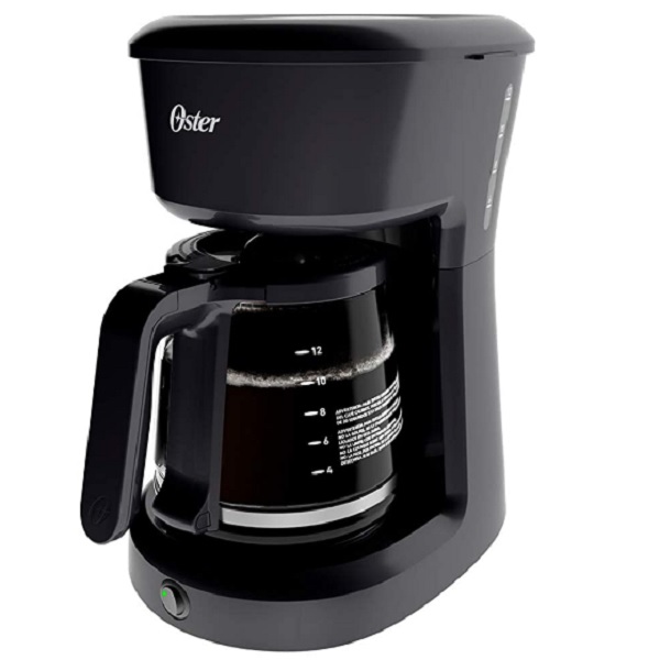 Cafetera de 12 tazas Oster Negro