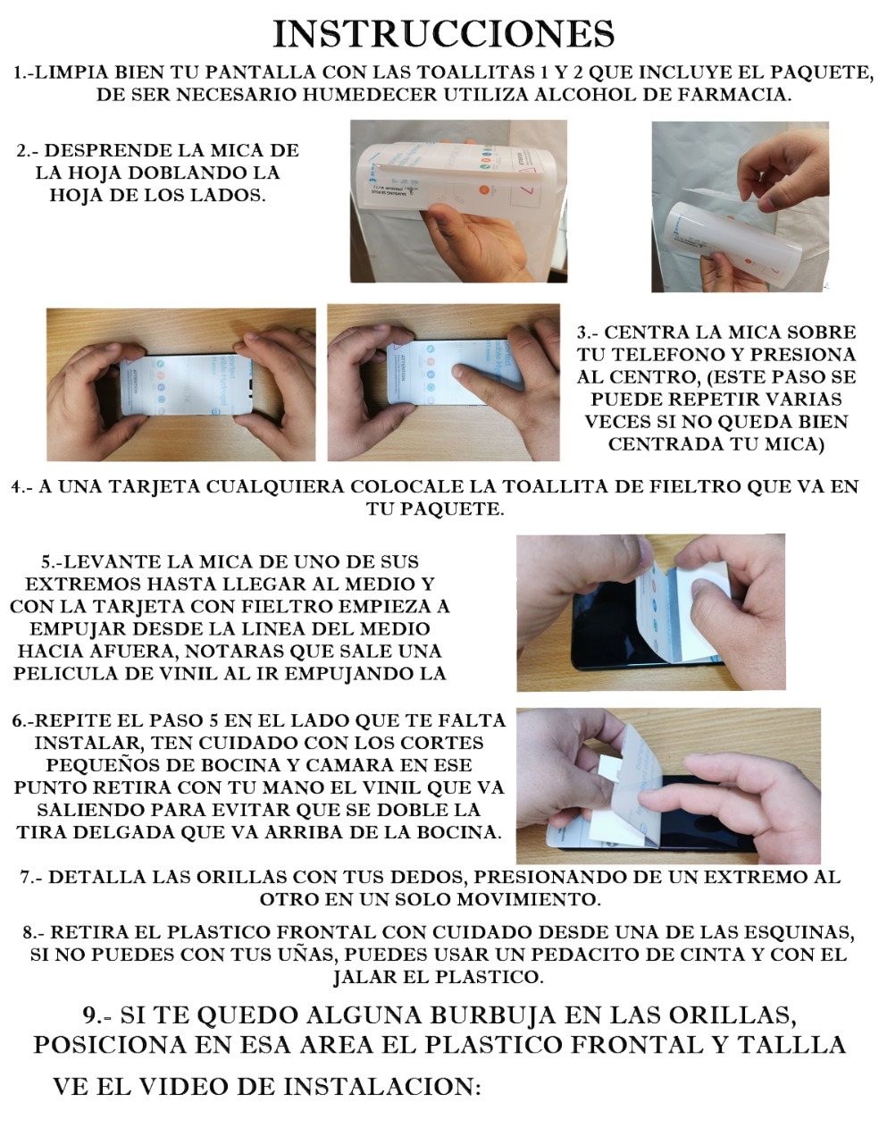 Jeco 99F Protector de Pantalla de Hidrogel Premium Para LENOVO VIBE K5