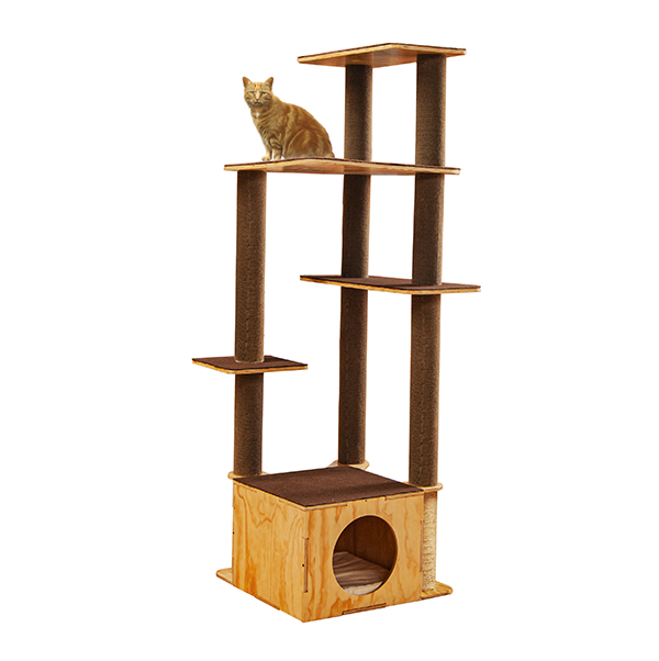 Arbol Trepador Para Gato con Casa 