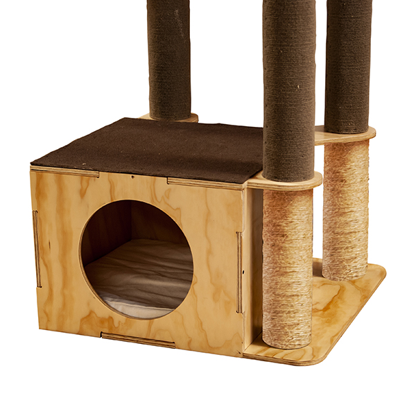 Arbol Trepador Para Gato con Casa 