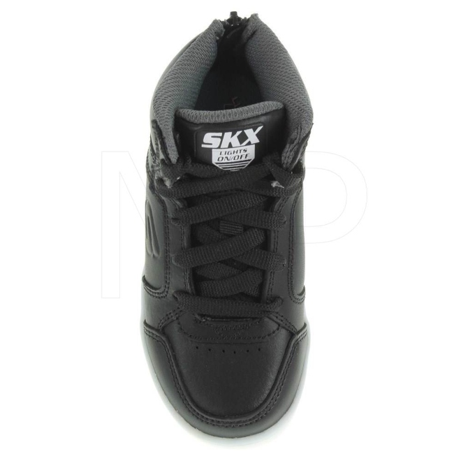 TENIS SKECHERS-LUZ NEGRO/BEBE 90630NBLK