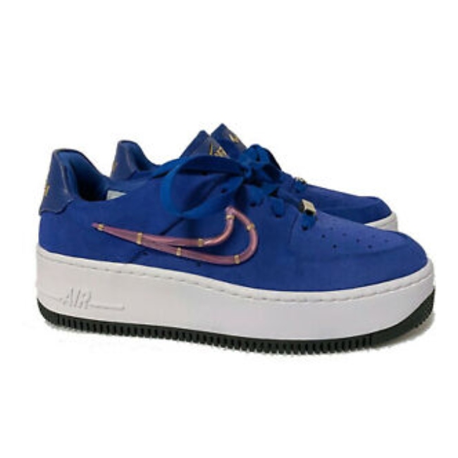 TENIS NIKE AIR FORCE ONE SAGE LOW AZUL/MUJER CI3482-400