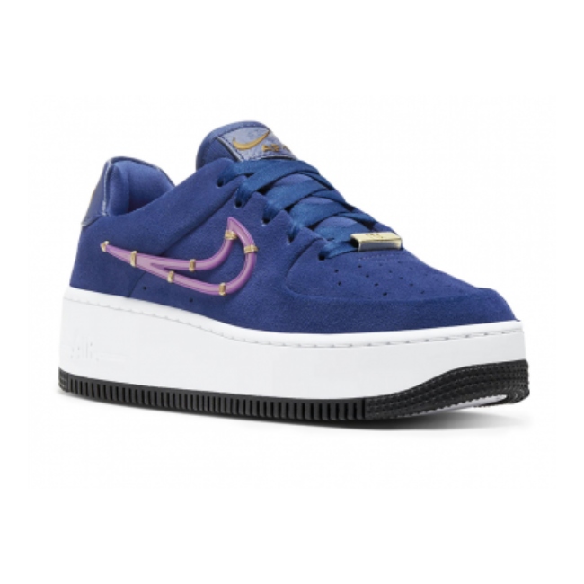 TENIS NIKE AIR FORCE ONE SAGE LOW AZUL/MUJER CI3482-400
