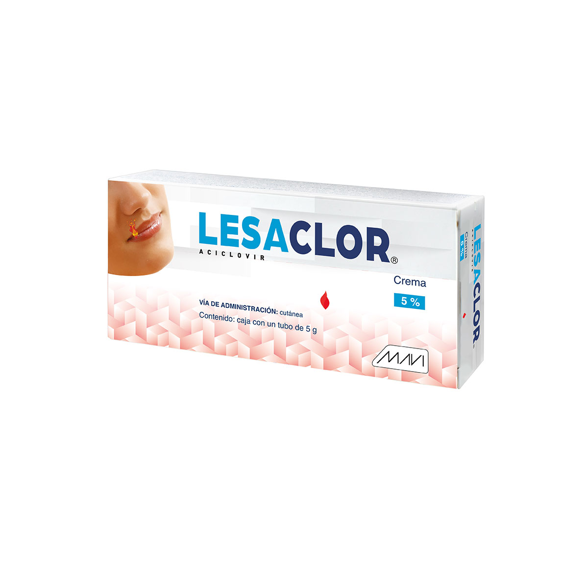 Lesaclor crema Aciclovir Fuegos o herpes labial