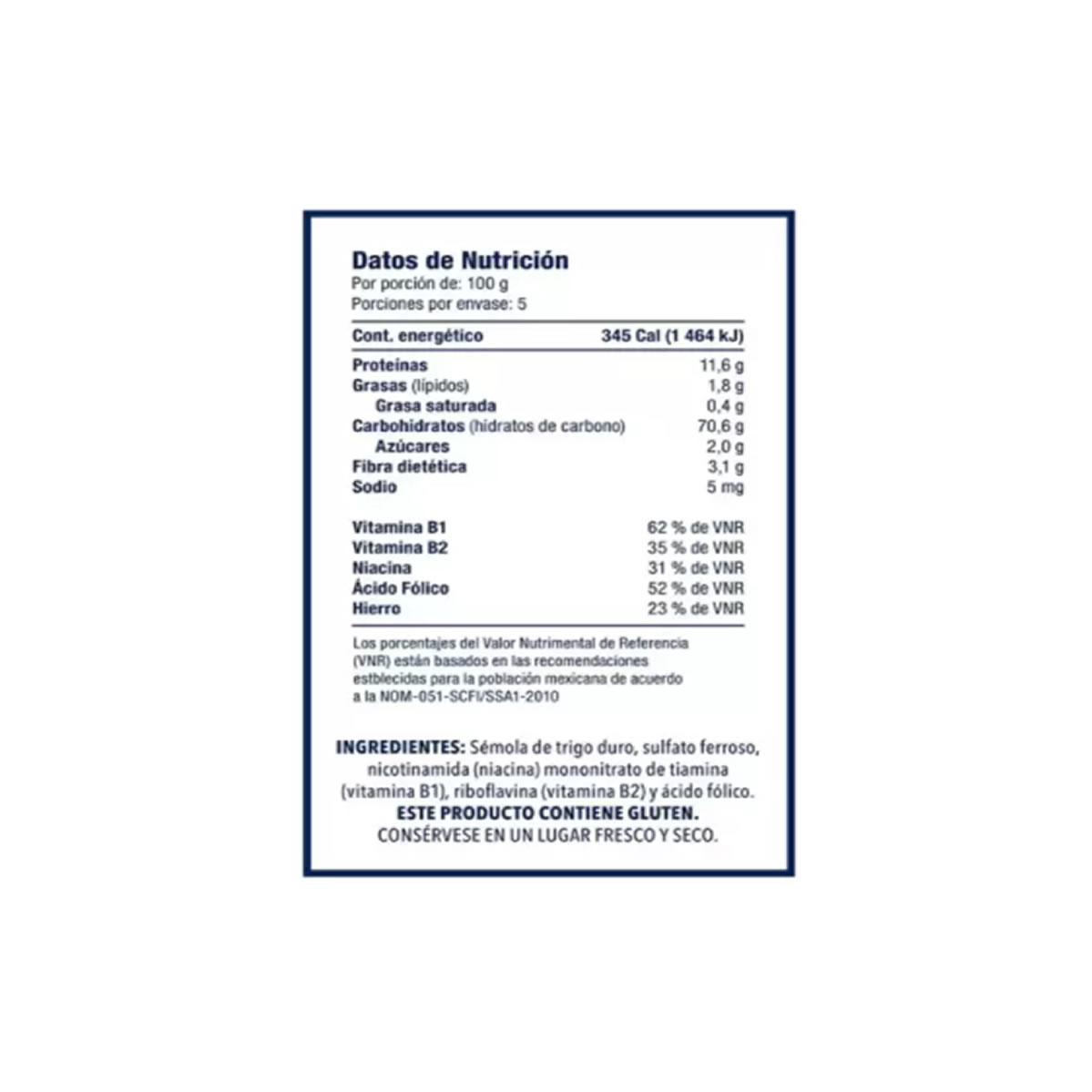 Surtido de Pastas Cortas 8 piezas de 500 g. Barilla