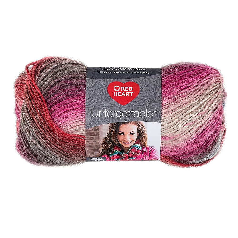 Estambre Acrílico Multicolor Unforgettable Red Heart Coats