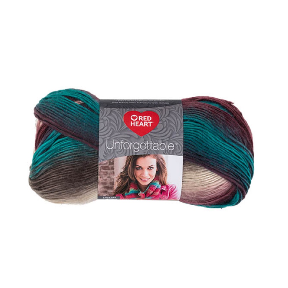 Estambre Acrílico Multicolor Unforgettable Red Heart Coats