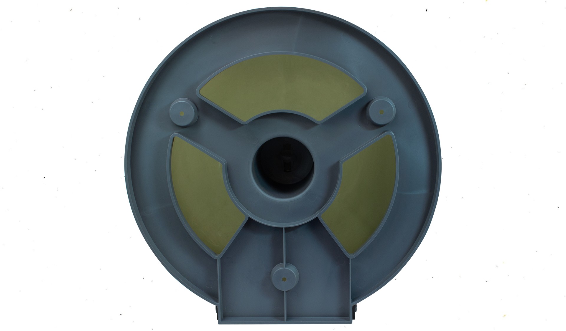 Despachador Oval de Papel Higiénico Jumbo Humo para Rollos de 600 Mts