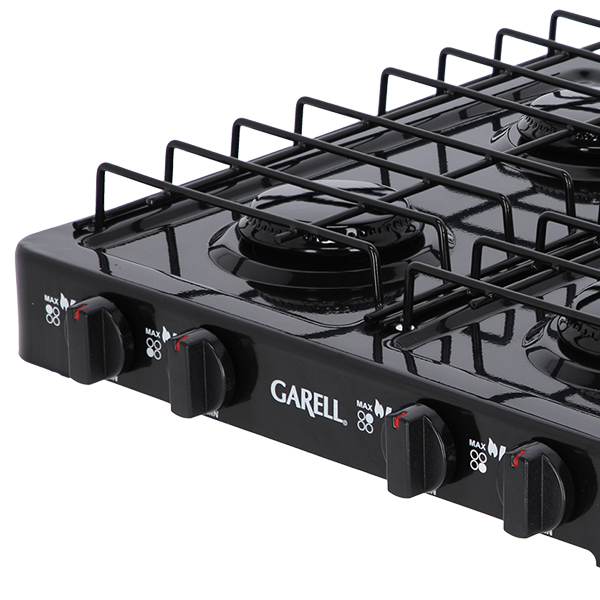 Estufa Parrilla de gas de mesa compacta 4 quemadores GARELL