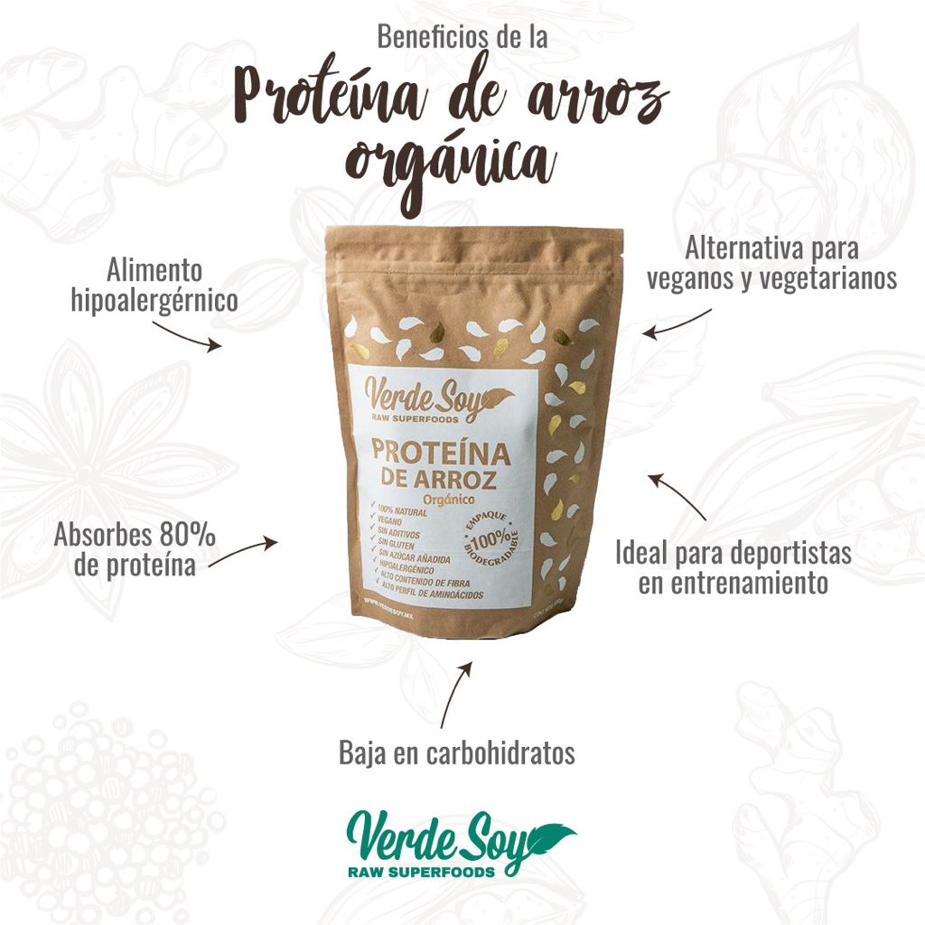 Proteina de Arroz orgánico 500gr