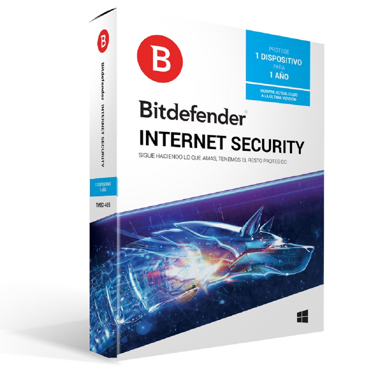 BITDEFENDER INTERNET SECURITY 1YR 1USR (TMBD-405)