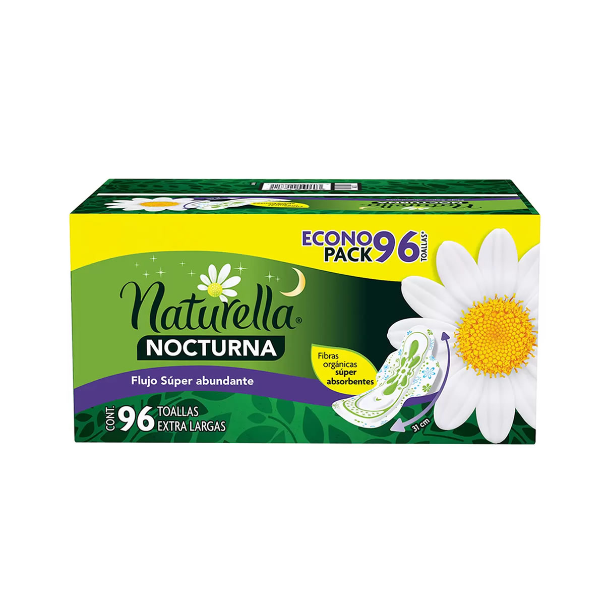 Toallas Femeninas Naturella Nocturnas 6503309 Contenido 96 Piezas CST