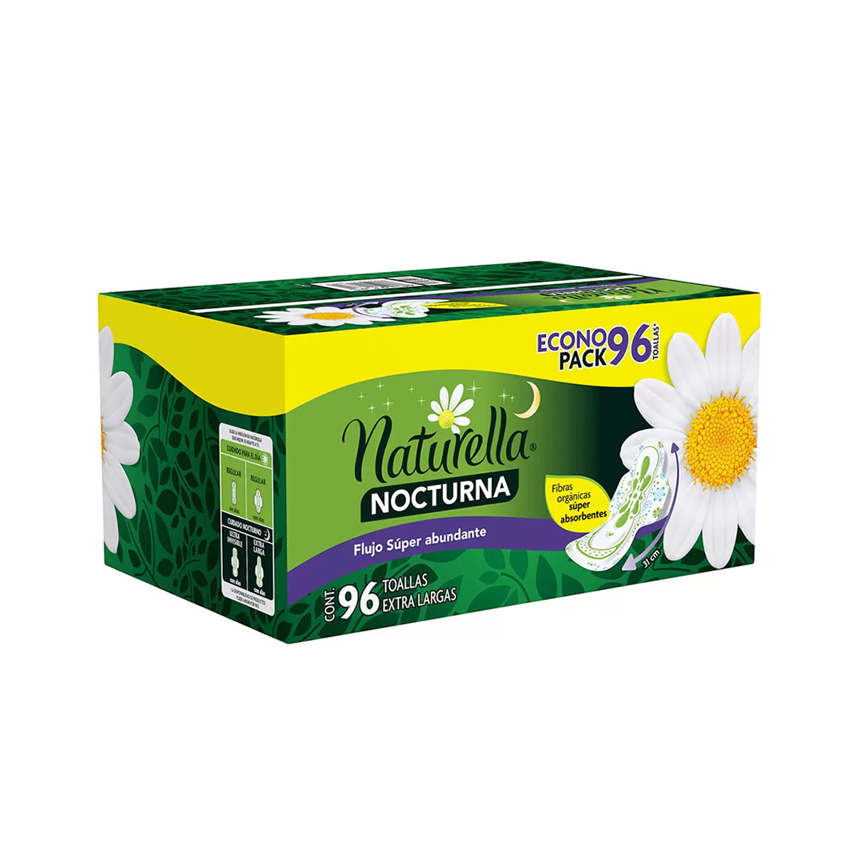 Toallas Femeninas Naturella Nocturnas 6503309 Contenido 96 Piezas CST