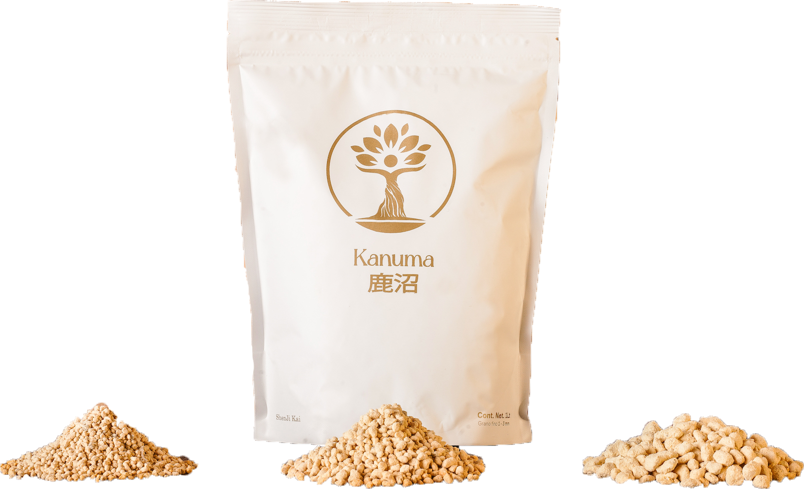 Substrato Kanuma, Grano Medio 5-10mm 17lt - Cert03001003