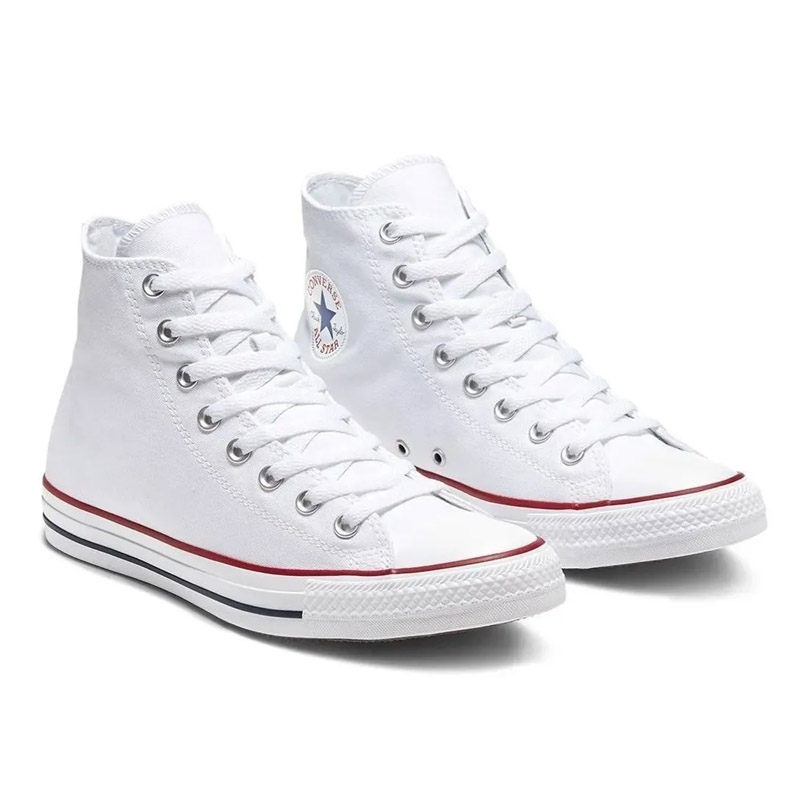 Tenis Converse M7650 Bota Dama Blanco Unisex Tennis De Lona!