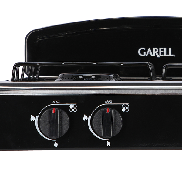 Estufa Parrilla de Gas de mesa 4 quemadores con acero inoxidable GARELL
