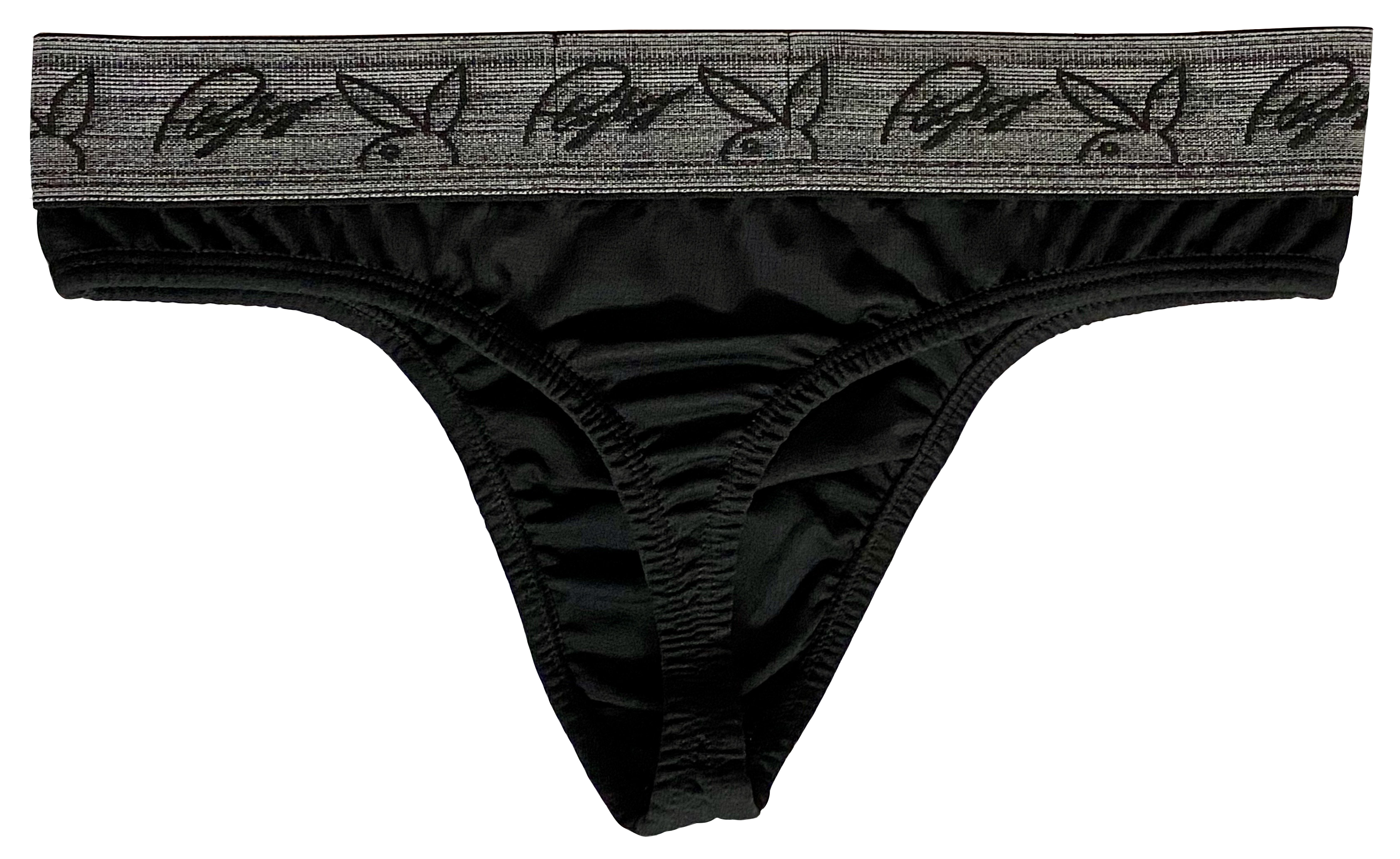 Tanga Playboy Clásica, elástico expuesto para Hombre