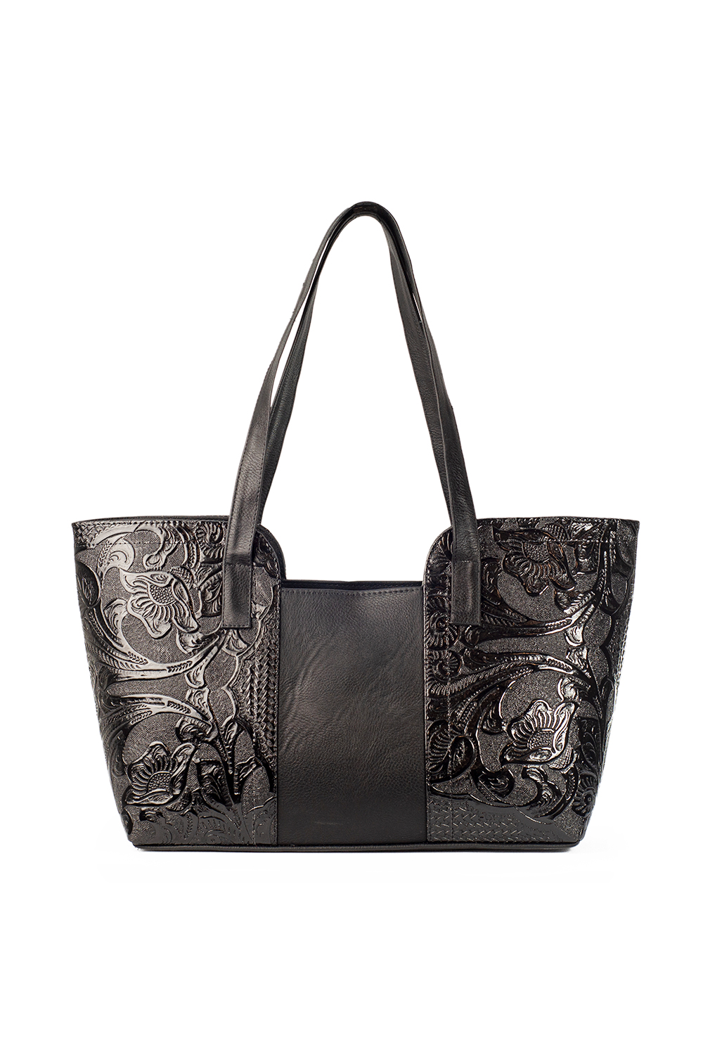 Bolso AngeLozano de Sintético grabado tipo Charol varios colores Modelo Mazatlán