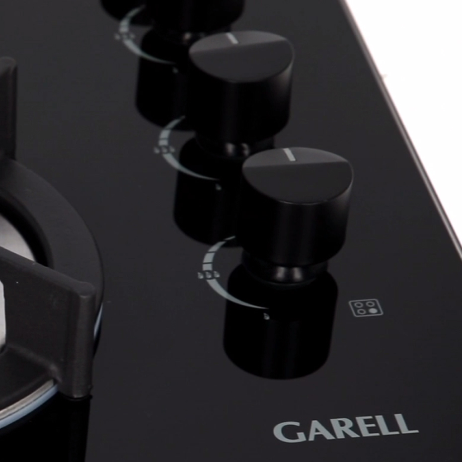 GARELL Parrilla Empotrable Premium de Gas 5 Quemadores en Vidrio Templado