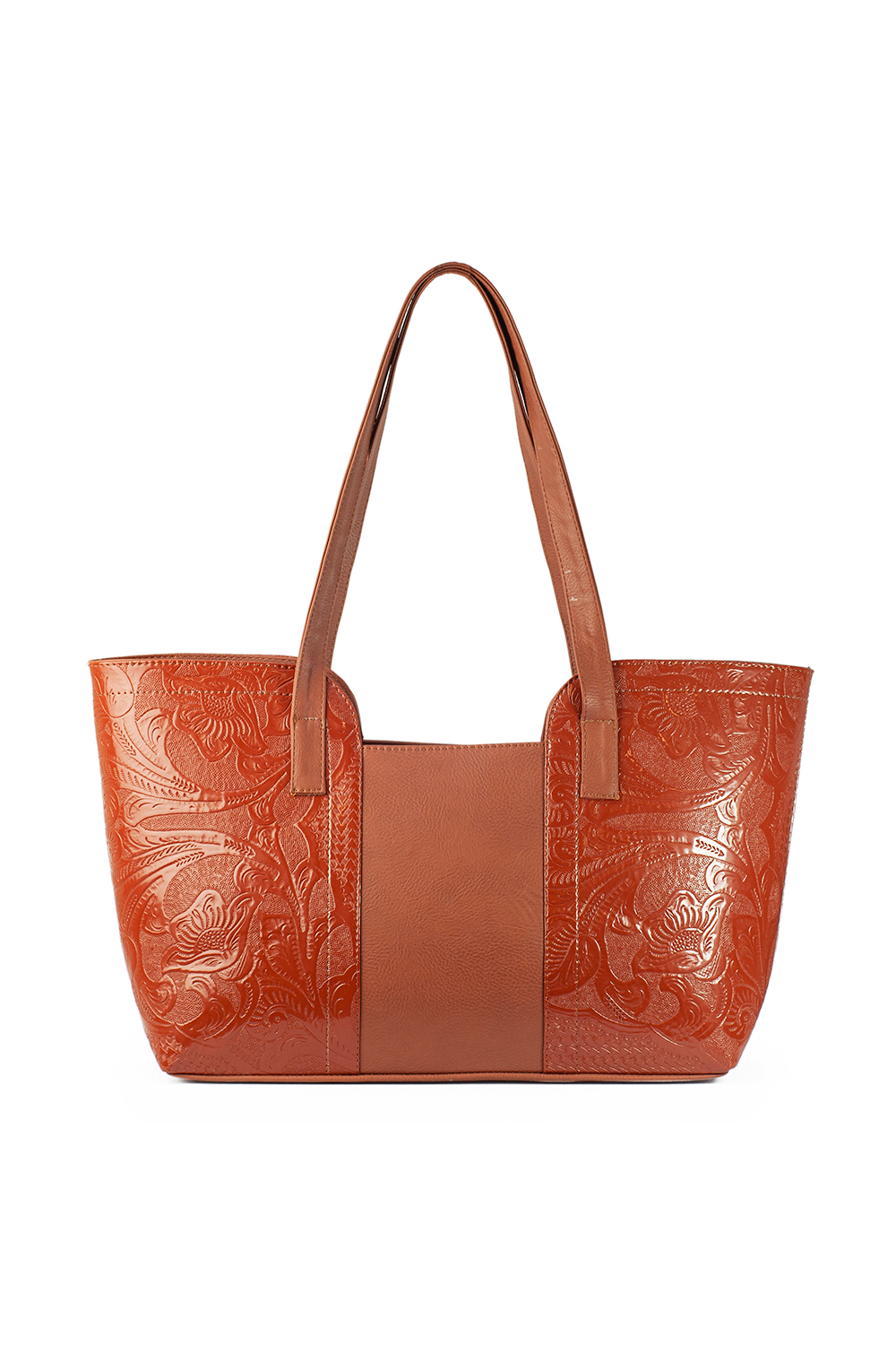 Bolso AngeLozano de Sintético grabado tipo Charol varios colores Modelo Mazatlán