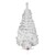 Arbol Navidad Majestic De Lujo Blanco 160cm Altura Naviplastic