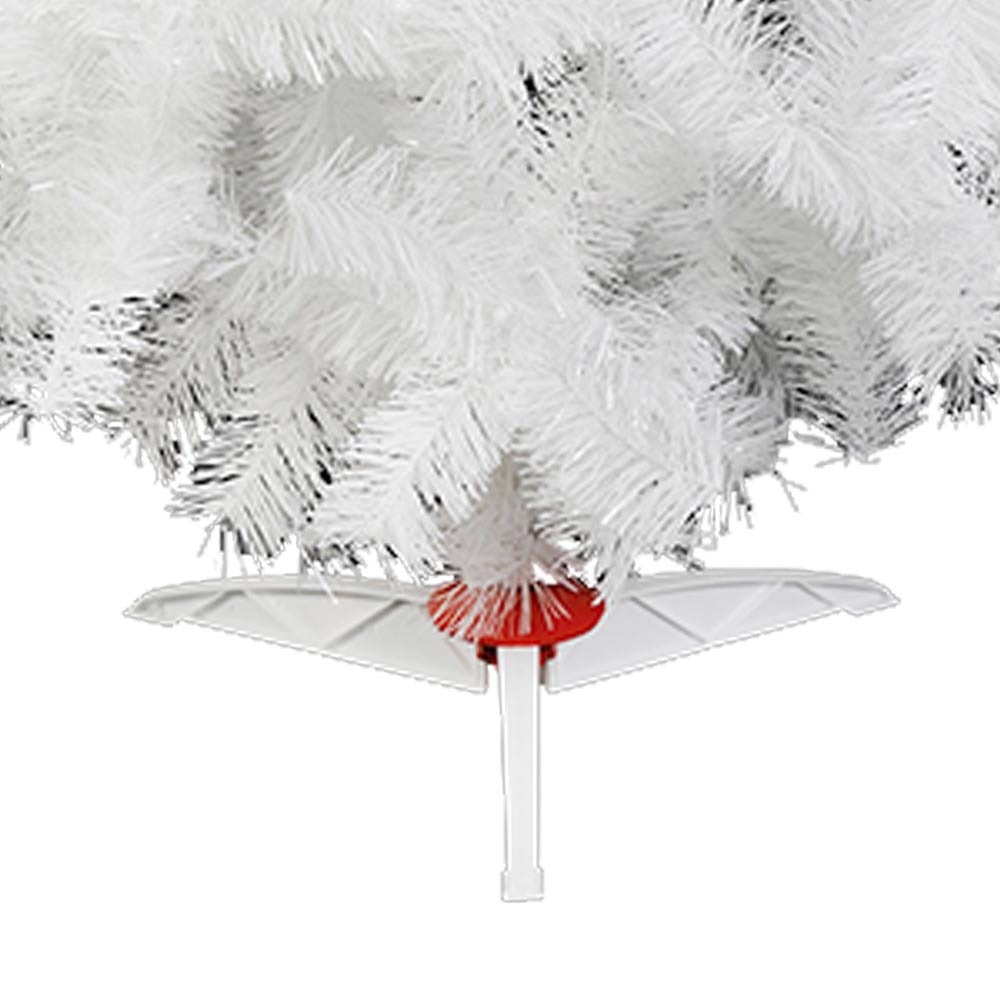 Arbol Navidad Majestic De Lujo Blanco 160cm Altura Naviplastic