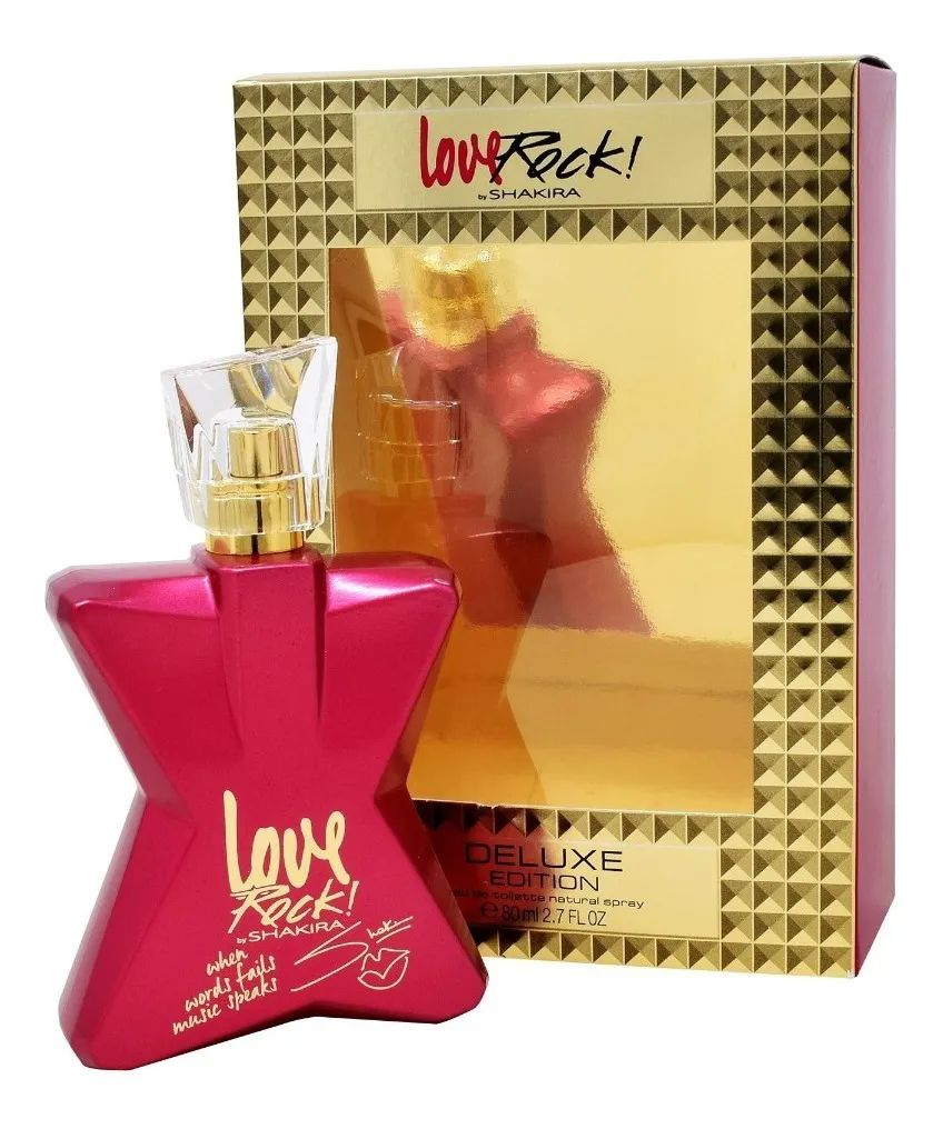 Perfume Love Rock! Shakira Deluxe Edition Eau Toilette 80 Ml