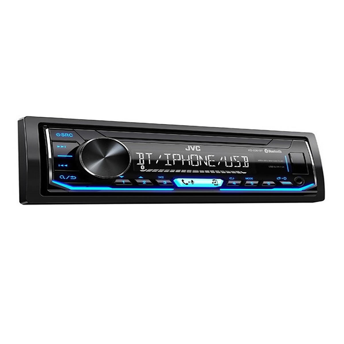 Autoestéreo Bluetooth Jvc KD-X351BT Tecnología Manos Libres - Negro