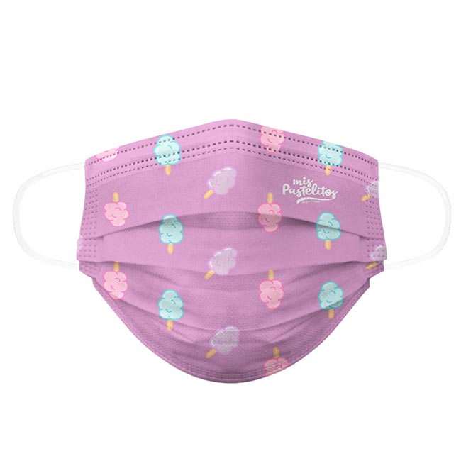 Biomsk Cubrebocas Lavable Colección Mis Pastelitos Adulto 5 Piezas