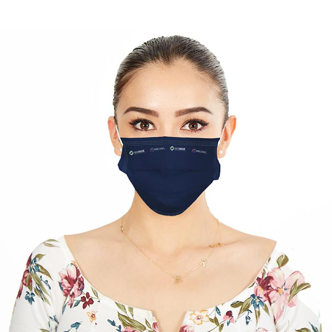 Biomsk Cubrebocas Lavable Navy Adulto 5 Piezas