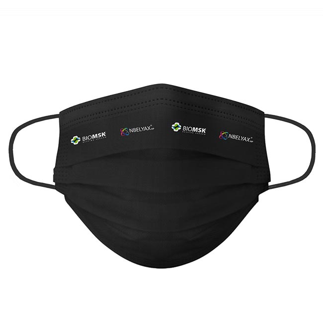 Biomsk Cubrebocas Lavable Negro 5 Piezas