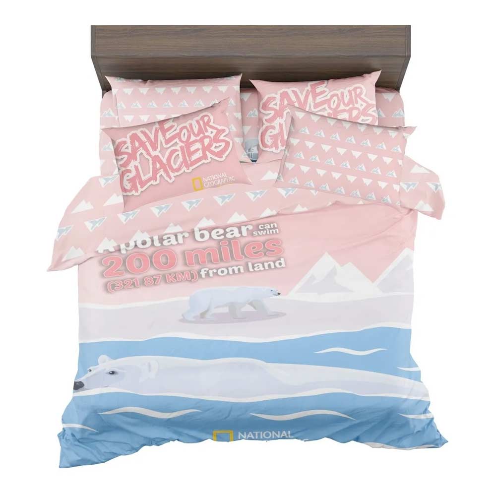 Bed in a Bag Matrimonial National Geographic Oso Polar 5pzas