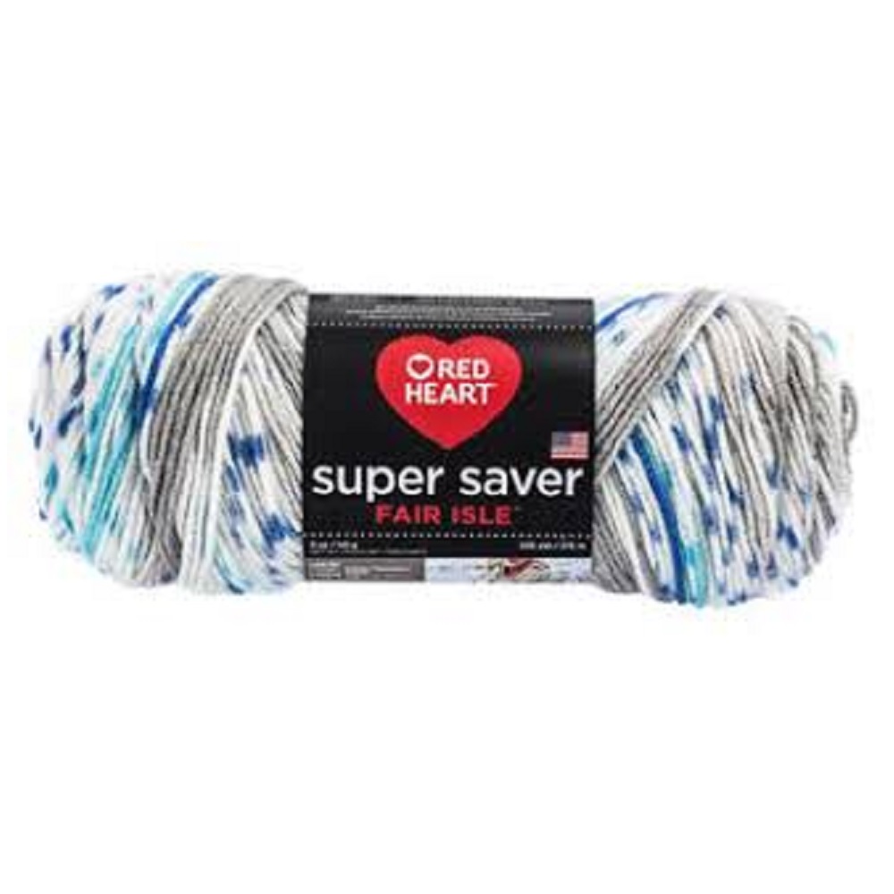 Estambre Multicolor Super Saver Fair Isle Red Heart Coats