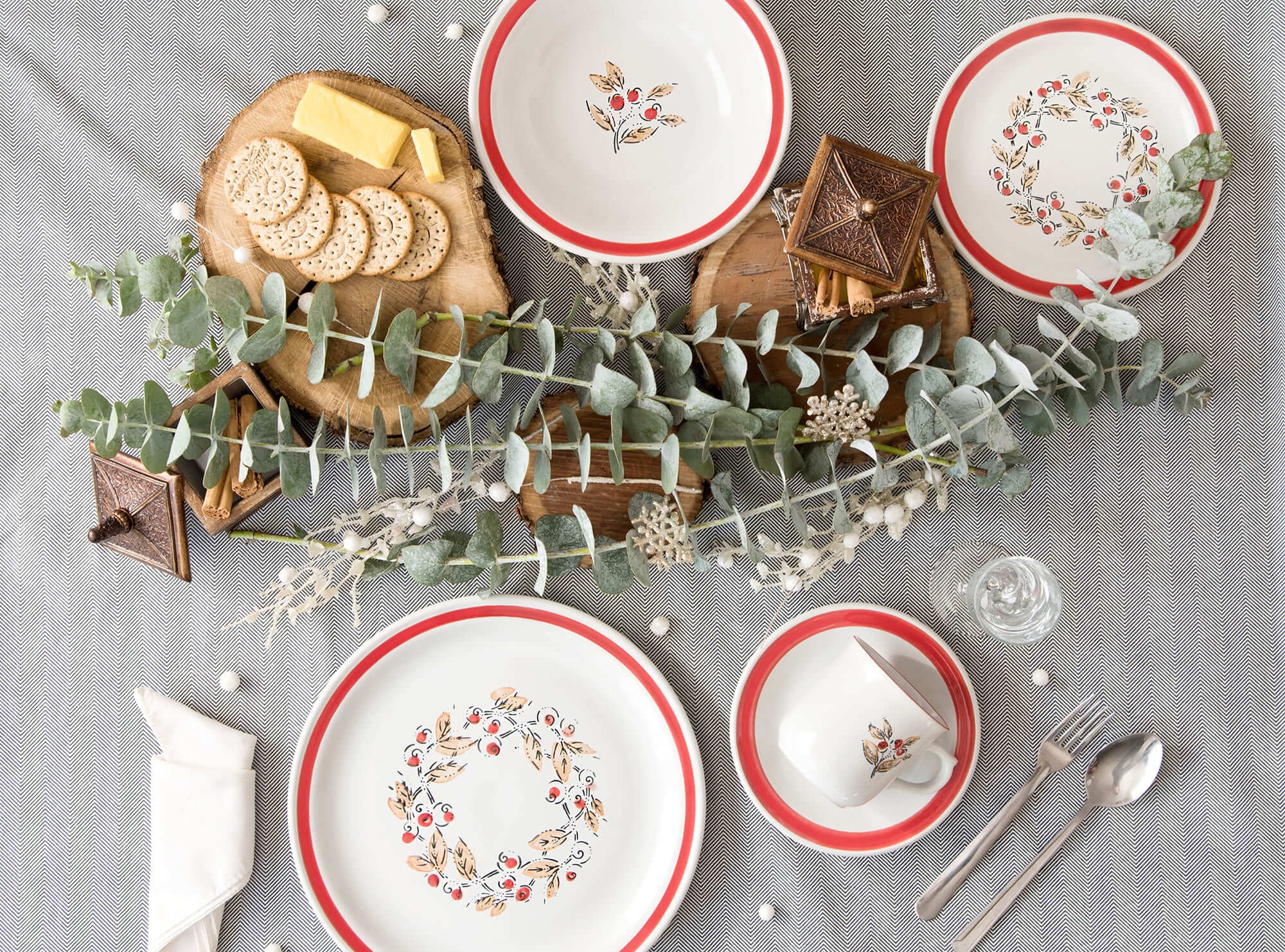 Vajilla Cinsa Santa Anita 311102 Dulce Samba 30 piezas END2