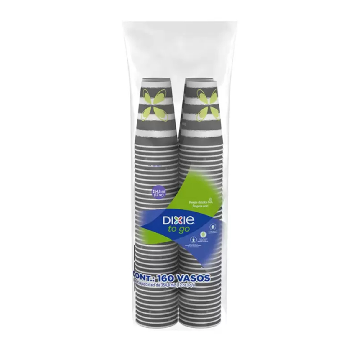 Vasos de Papel Térmico Dixie 160 pzas CST