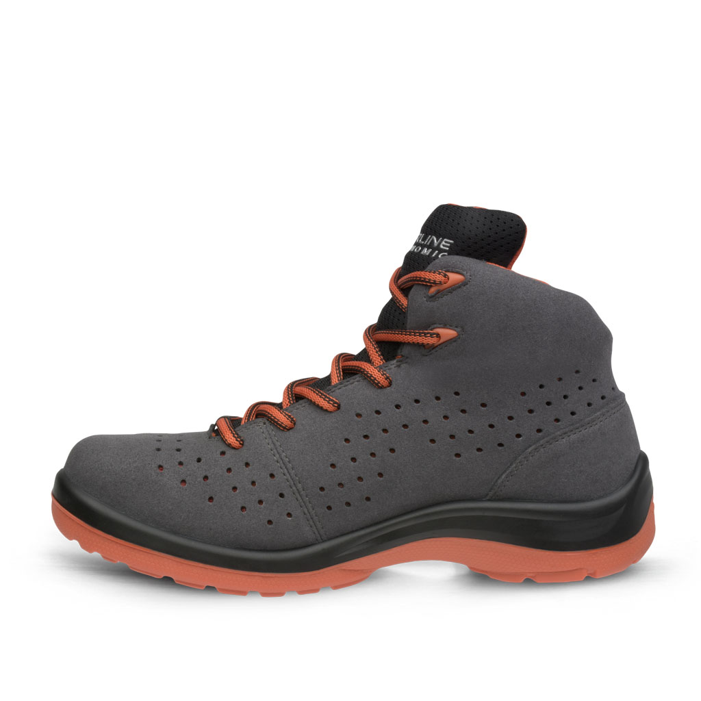BOTA INDUSTRIAL FREQUENCY RIVERLINE GRIS/NARANJA