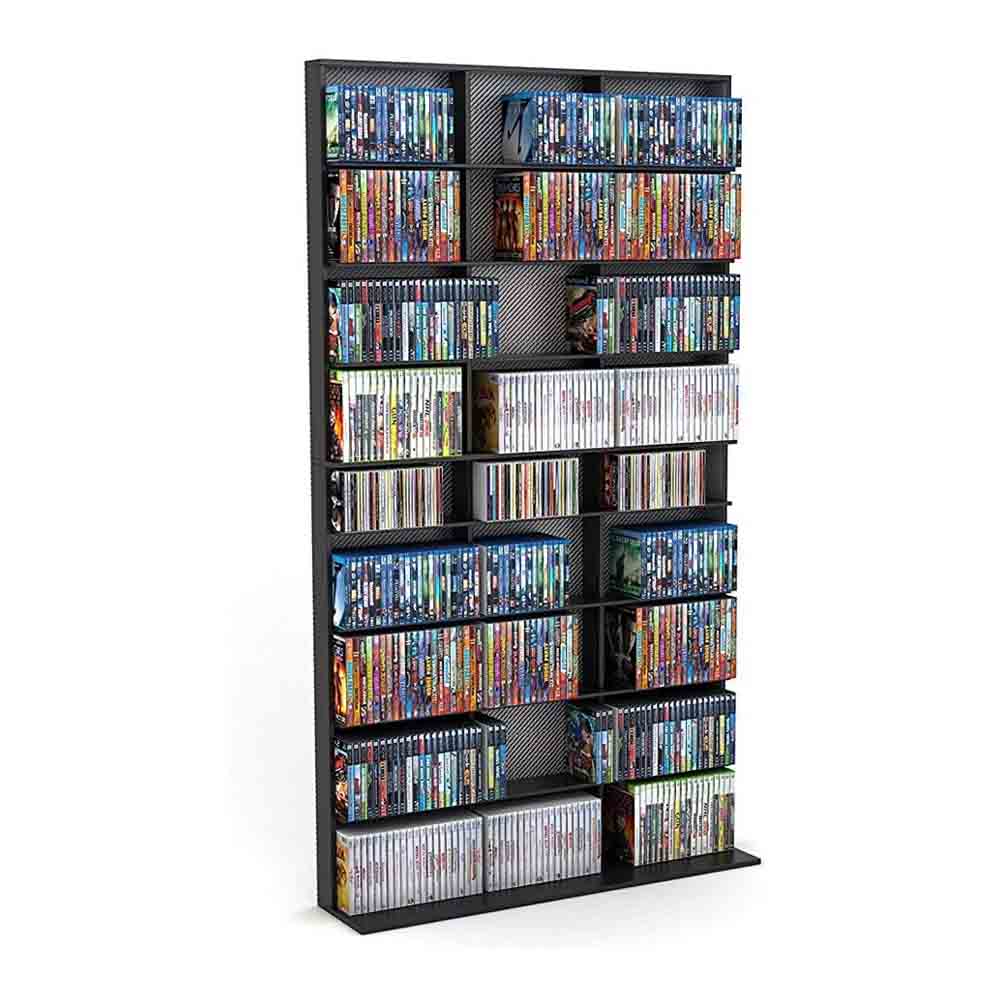 Organizador Atlantic 35435725 para películas y videojuegos - Negro