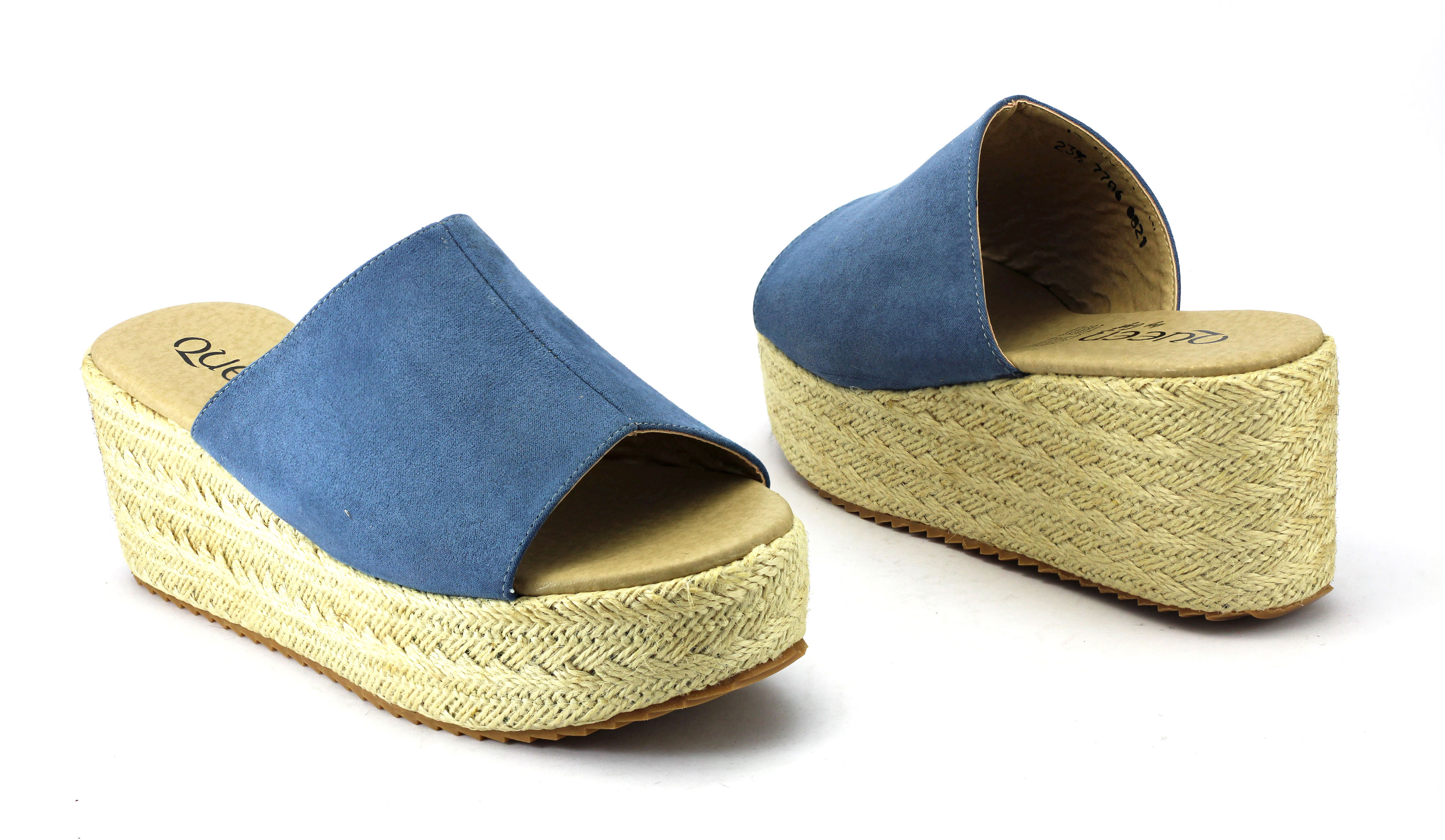 Sandalia QUEEN Plataforma Bajita Forrada en Yute Para Dama