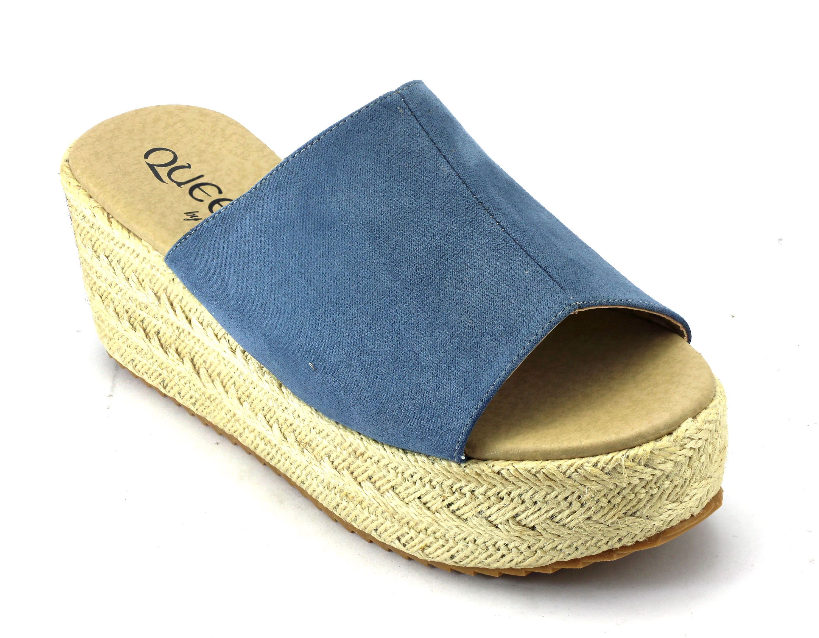 Sandalia QUEEN Plataforma Bajita Forrada en Yute Para Dama