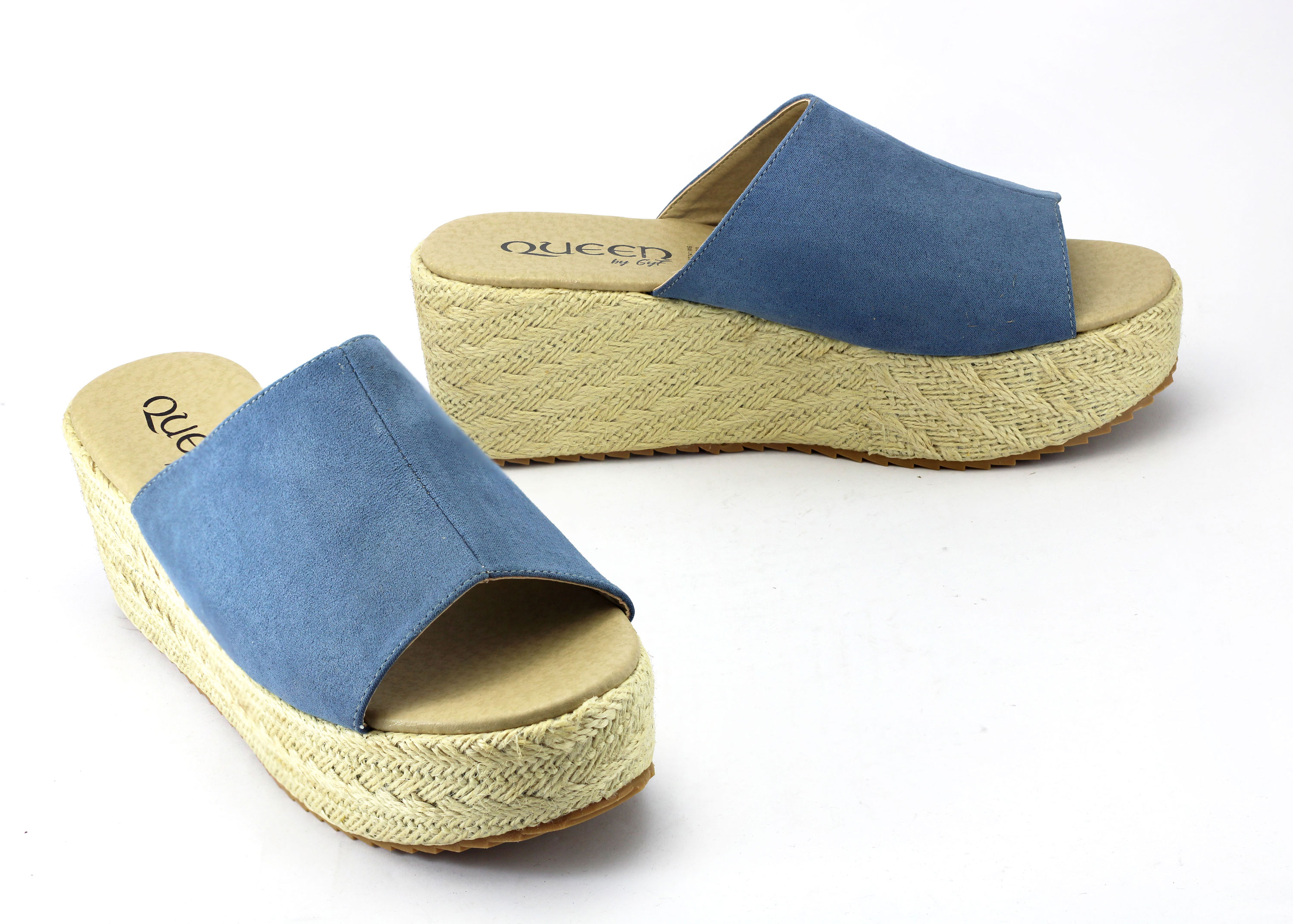 Sandalia QUEEN Plataforma Bajita Forrada en Yute Para Dama