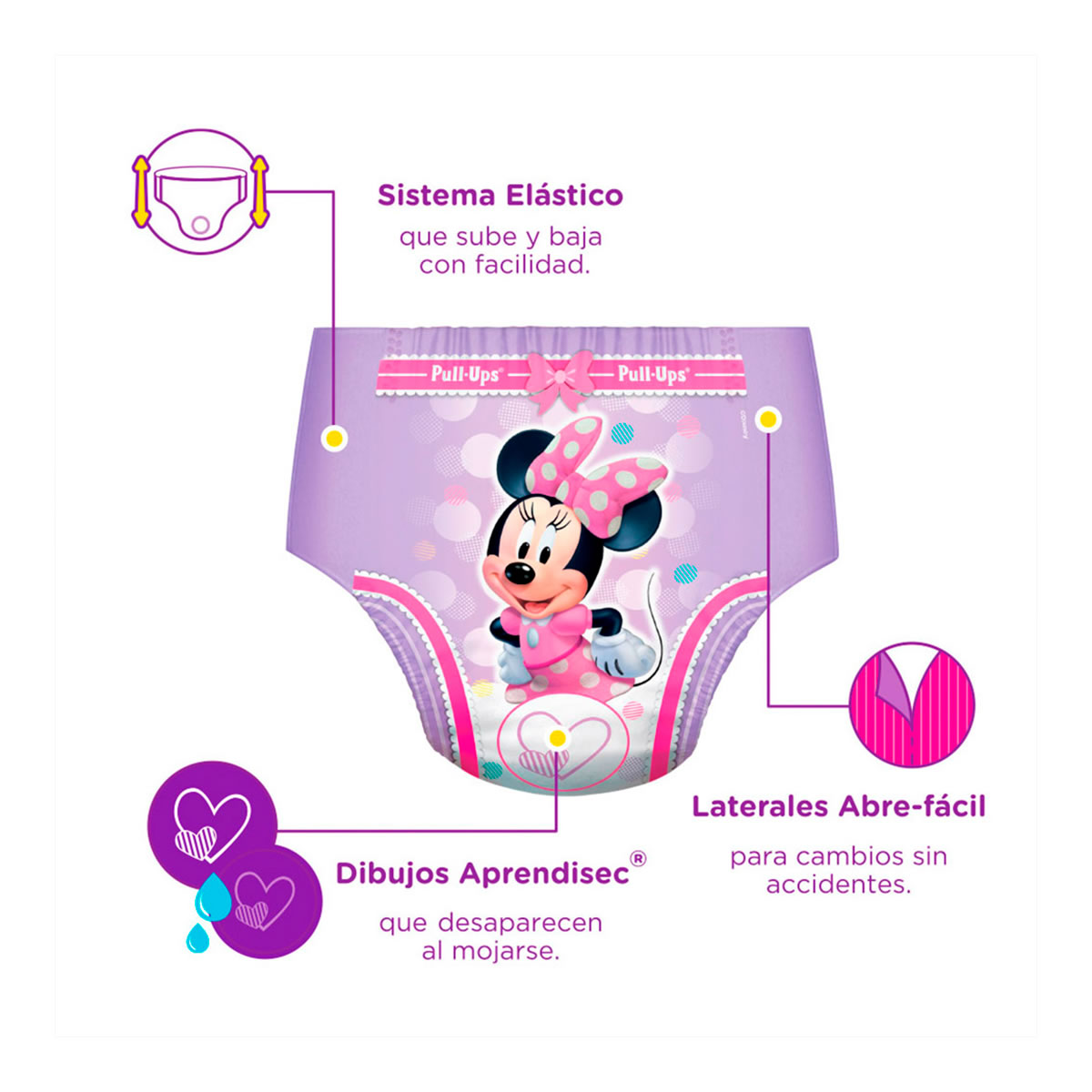 Calzones Entrenadores Huggies Pull-Ups 661860-1 Niña Talla XL