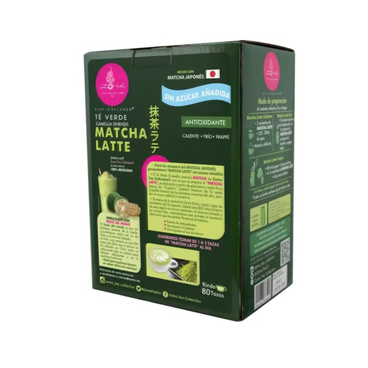 Zoma Tea Té Verde Matcha Latte 800g