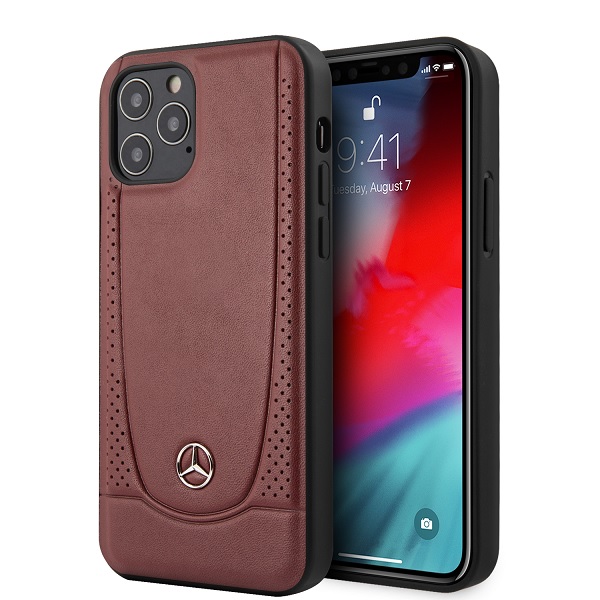 Funda Case Mercedes Benz Piel IP12 Pro Max