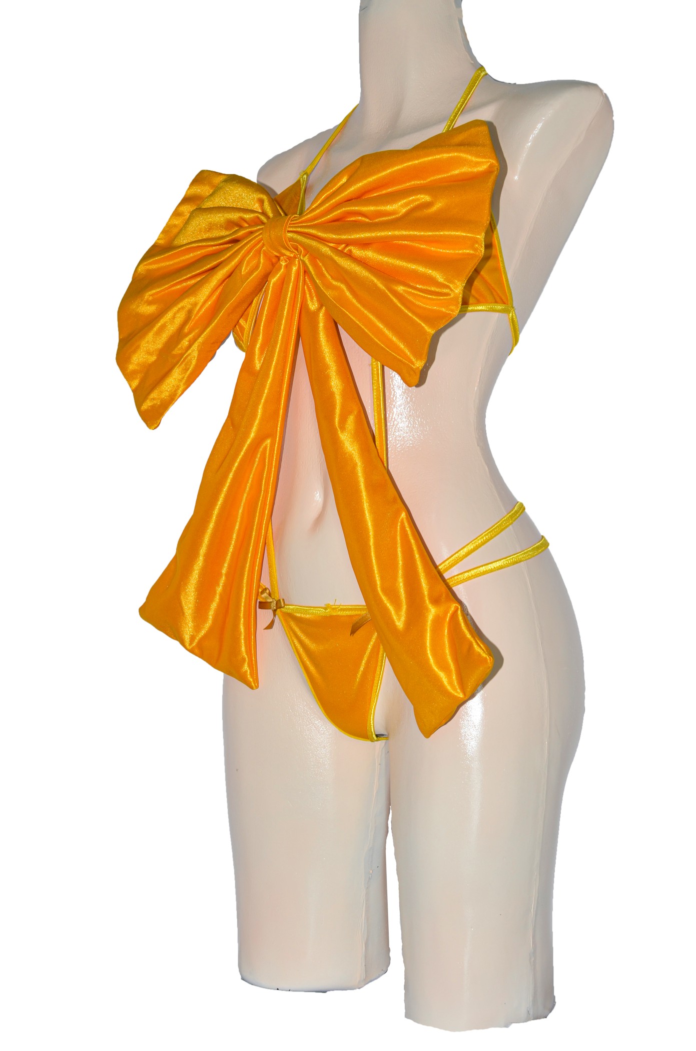 DISFRAZ REGALO AMARILLO SEXY DAMA DESSEA