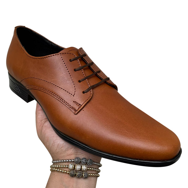 Zapato Clásico de Vestir Para Caballero En Piel Natural Zanthy Shoes Mod 124 Miel